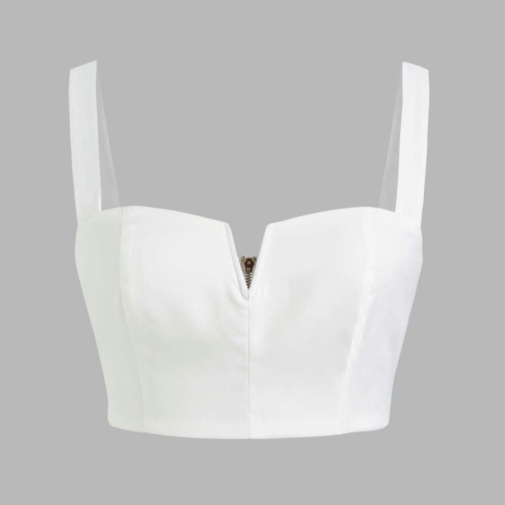 Solid V-Wire Tank Top - Cider